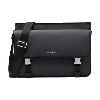 MICHAEL KORS MK Cooper Artificial Leather Shoulder Bag Crossbody Bag Men's Black