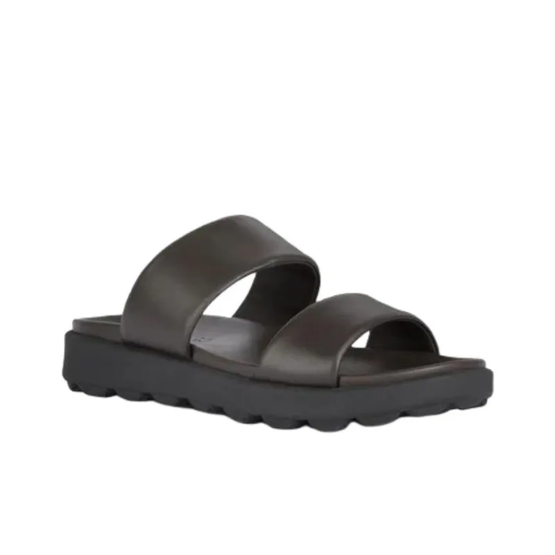 GEOX Spherica Ec6 Abrasion Resistant Slide Slippers Men's Black-2