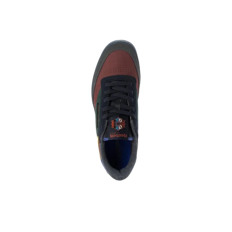 Paul Smith x Reebok CLUB C 85 VINTAGE Anti-Slip Wear-Resistant Low-Top Skateboard Shoes Men's Red Green Blue-5