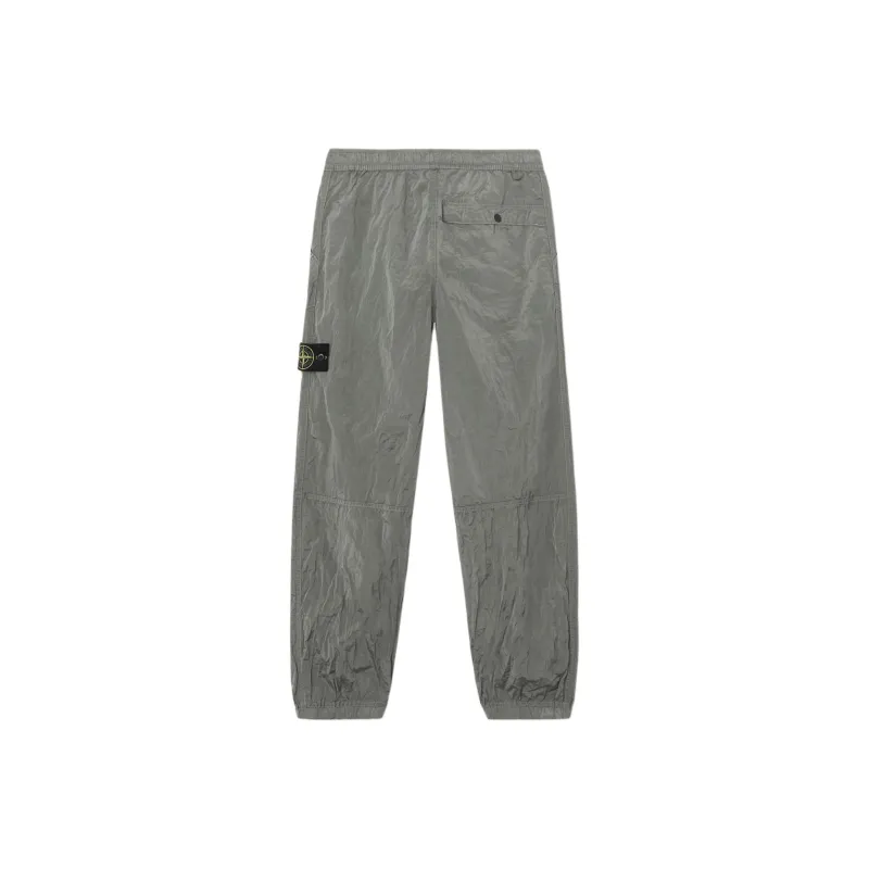 STONE ISLAND Knitted Sweatpants Men's Sage Green-1