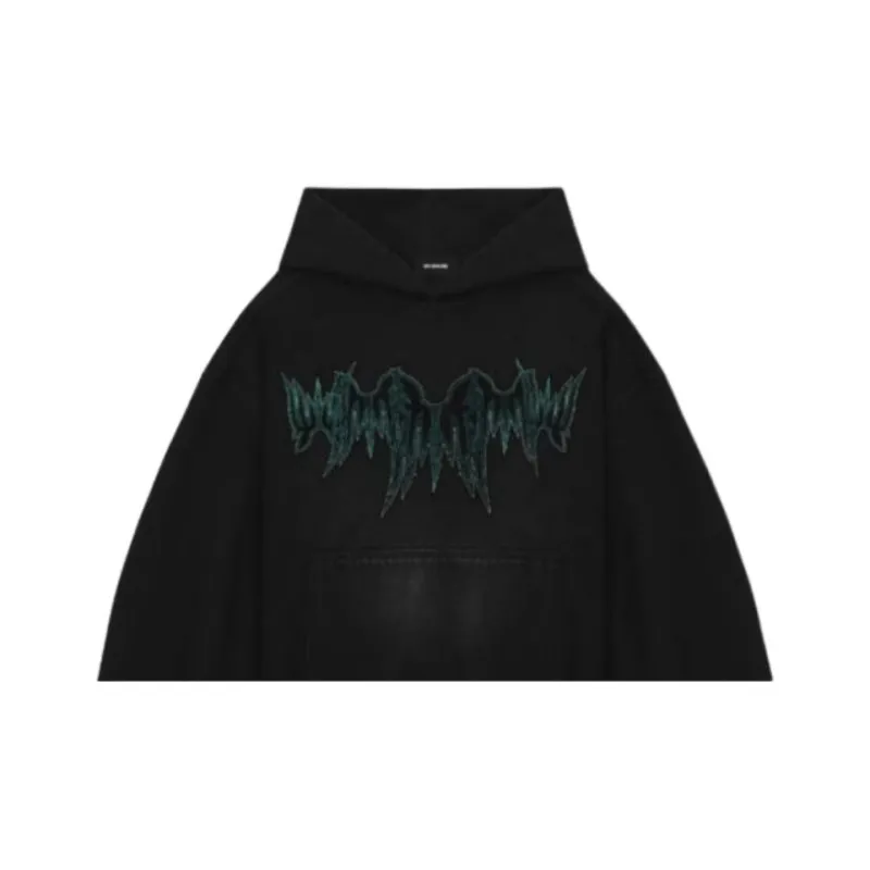 WE11DONE SS23 Sweatshirt Unisex Black-1