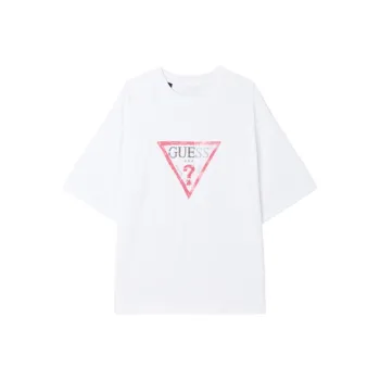GUESS T Shirts Unisex White