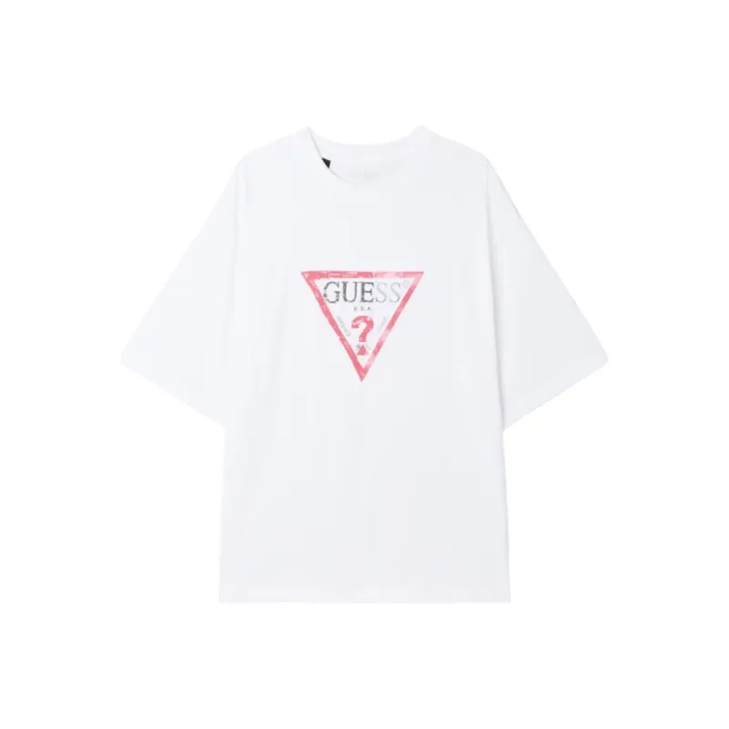 GUESS T Shirts Unisex White-0