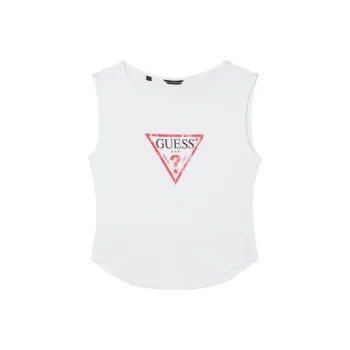 GUESS Tank Tops Women's White
