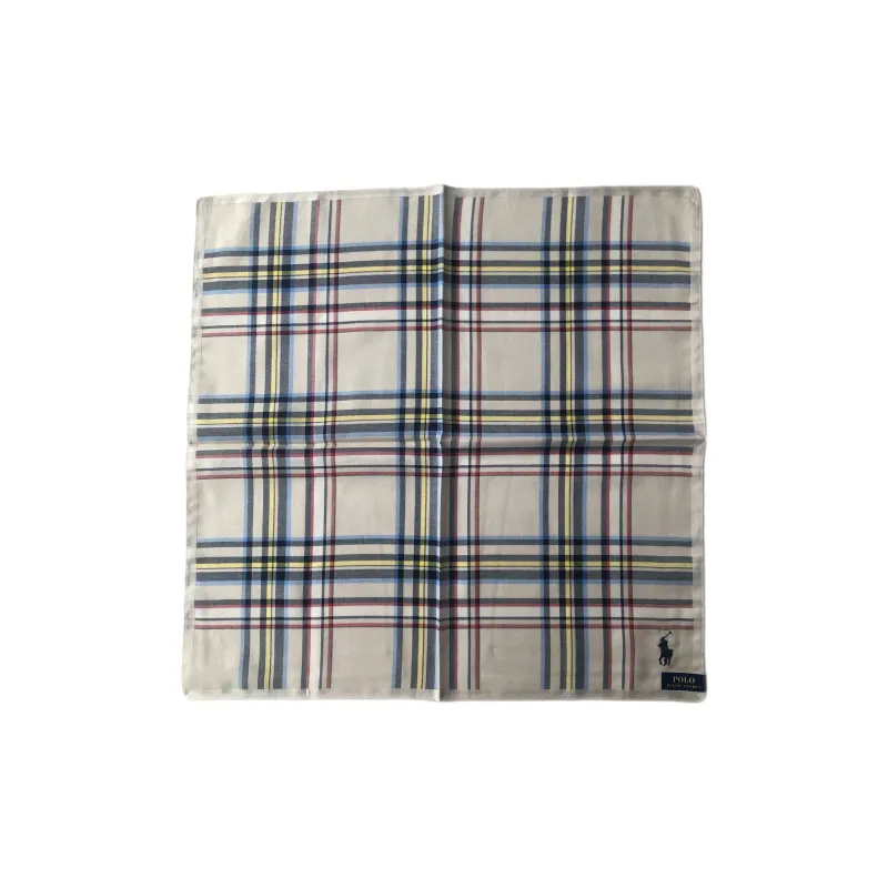 Polo Ralph Lauren Cotton Silk Scarves Unisex White-1