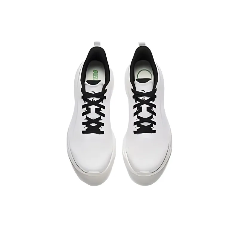 Anta Hydrogen Run Anti Slip Wear Resistant Low Top Casual Sprint Running Shoes Men's White Black-3