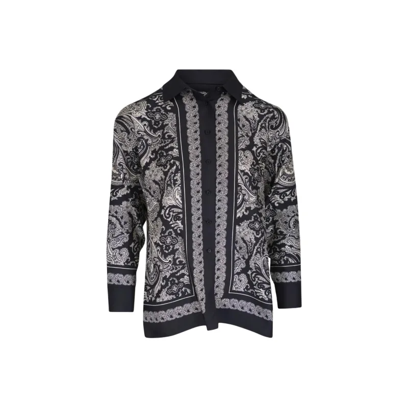 NILI LOTAN SS25 Shirt Women's Black-0