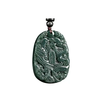 WANYUHUN Pendants Green Jade Unisex
