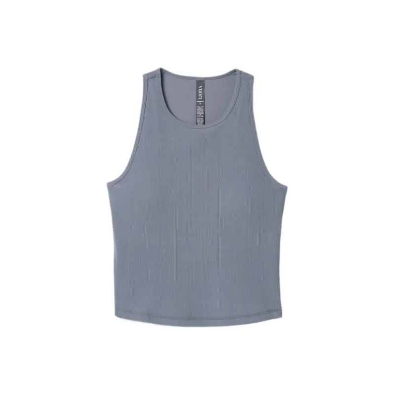 Vuori Yoga Tank Tops Women's Gray/Mallorca-0