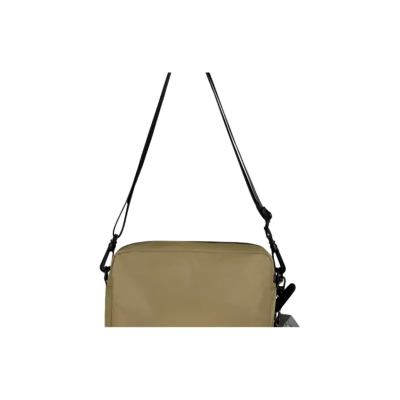 New Balance Fabric Shoulder Bag, Crossbody Bag Unisex Khaki-4