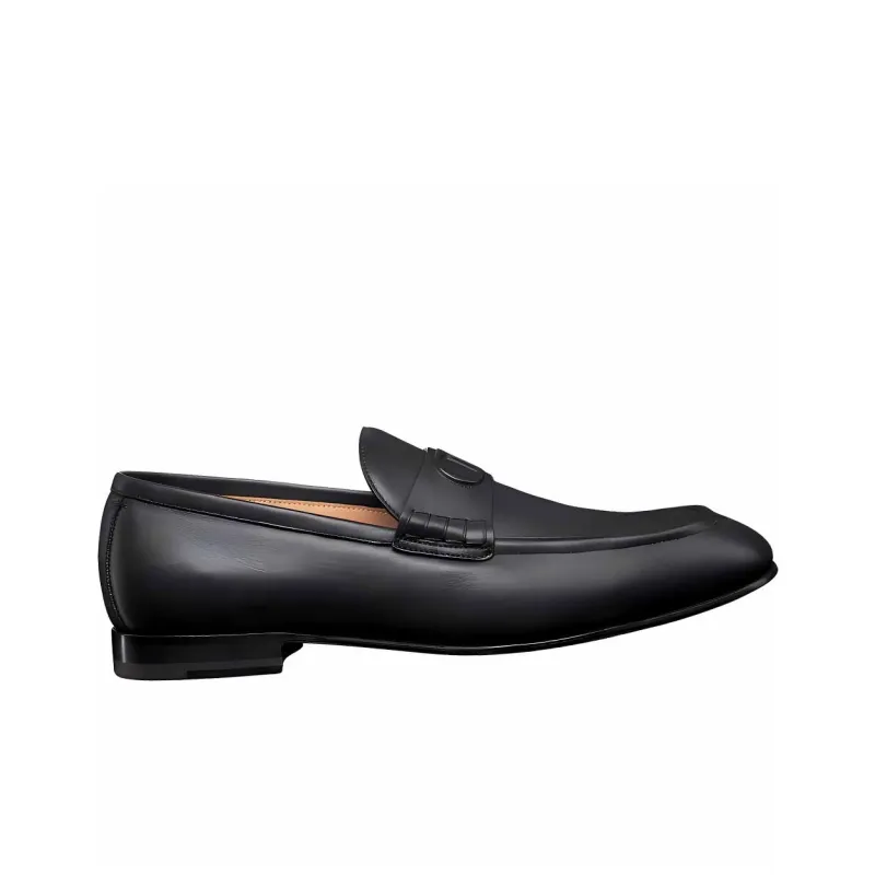 DIOR Timeless Fle Loafers Men's Black-1