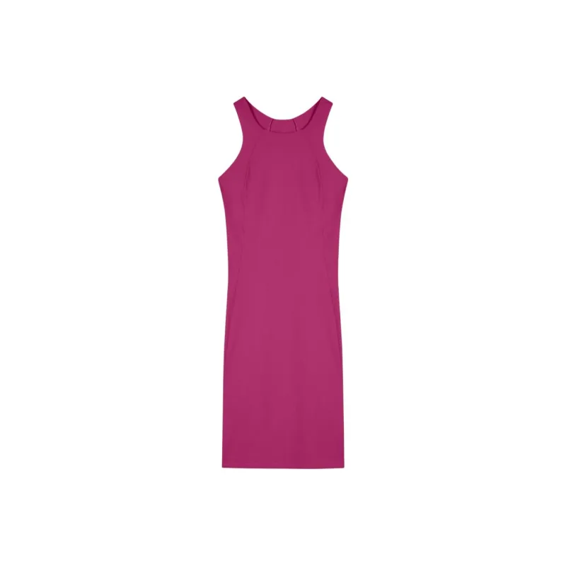 Patrizia Pepe SS25 Sleeveless Dress Women's Pink-0