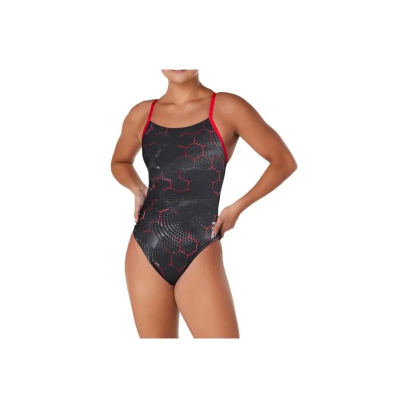 Speedo Emerging Force Flyback One piece Swimsuit Women's-11