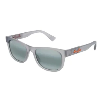 Maui Jim Plastic Rectangular Sunglasses Women's Gray
