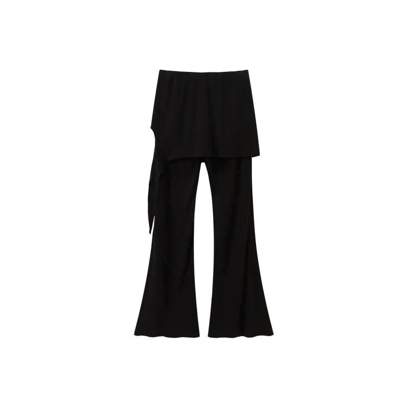 CHUU Casual Pants Women's Black-1