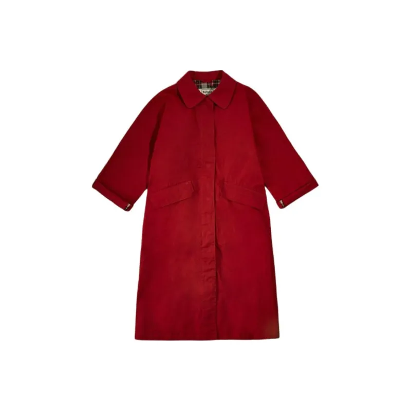 BARBOUR x Alexa Chung Trench Coat Women's Red-0