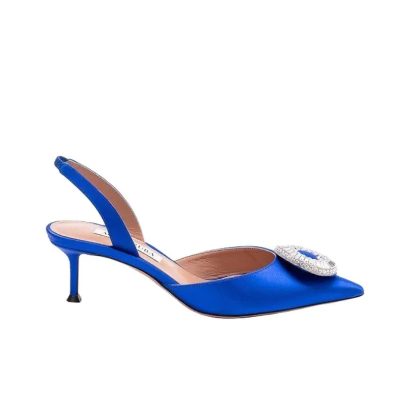 AQUAZZURA Slim Heel High Heels 5cm Women's Blue-1