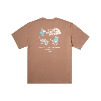 THE NORTH FACE T Shirt Unisex Latte Brown