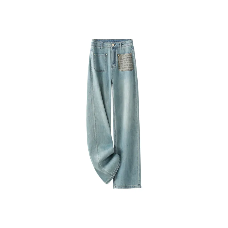 Devanro Jeans Women's Light Blue-0