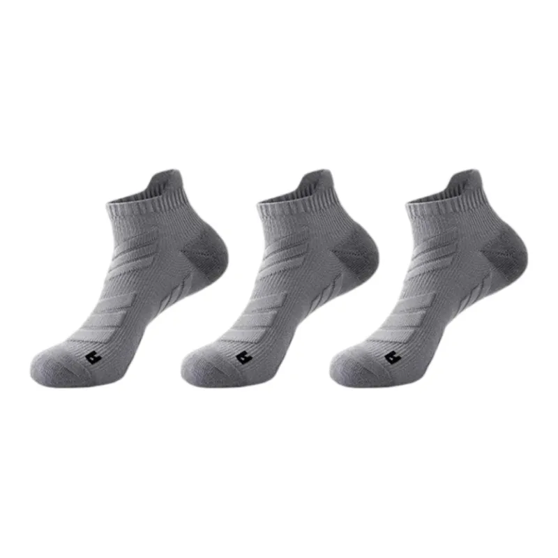 TLXT Running Socks Men's Students Outdoor Fitness Breathable Comfortable, Moisture Wicking Durable 3 Pack-13