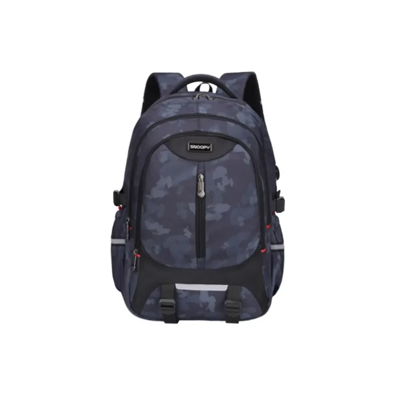 SNOOPY Oxford Backpack Tubas Men's Camouflage Gray/Camouflage Blue/Pure Black-0