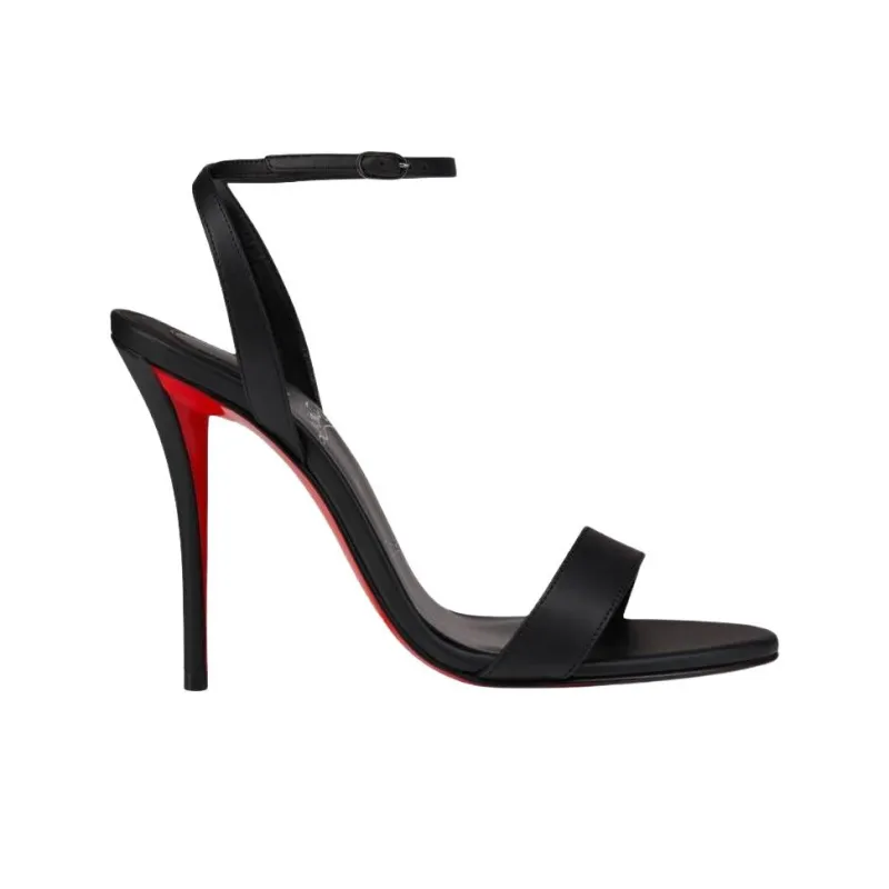 CL Miss Z One Strap Sandals 10cm Women's Black-1