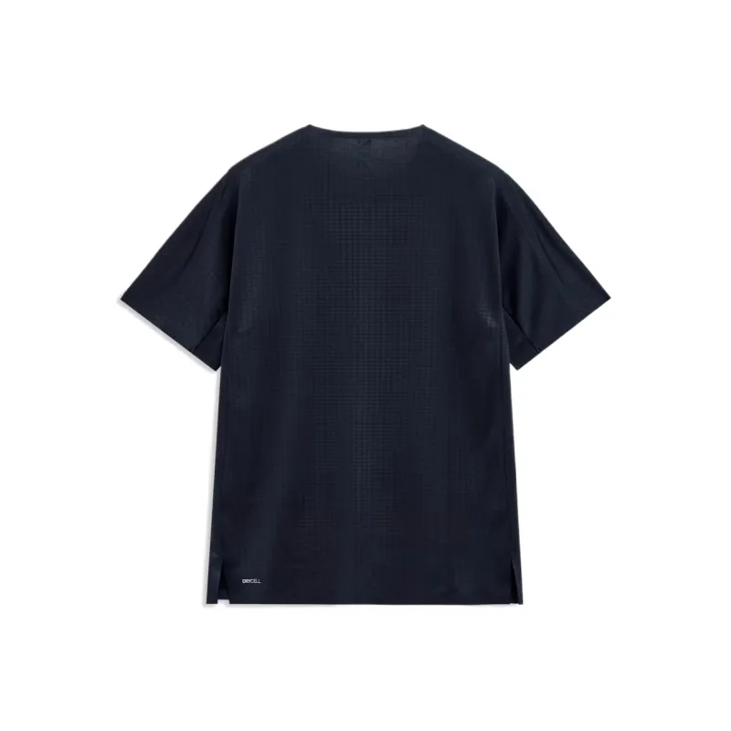 PUMA Knit T Shirts Unisex Marine Blue-1