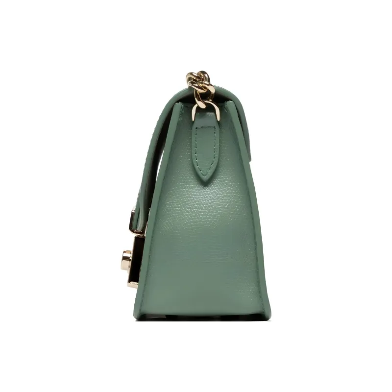 Furla Metropolis Collection Calfskin Shoulder Bag, Crossbody Bag Women's Green-3