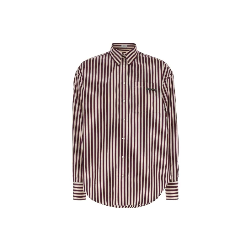 Brunello Cucinelli Shirt Women's Bordeaux Red-0