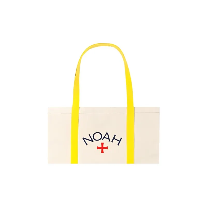 NOAH Cotton Tote Bag, Shopping Bag, Handbag Regular Unisex Yellow-2