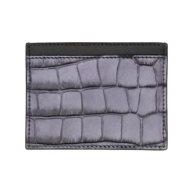 Vivienne Westwood Buffalo Leather Card Holder Women's Purple-1