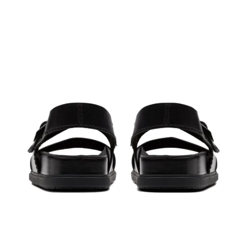 Clarks Torford Beach Sandals Men's Black-4