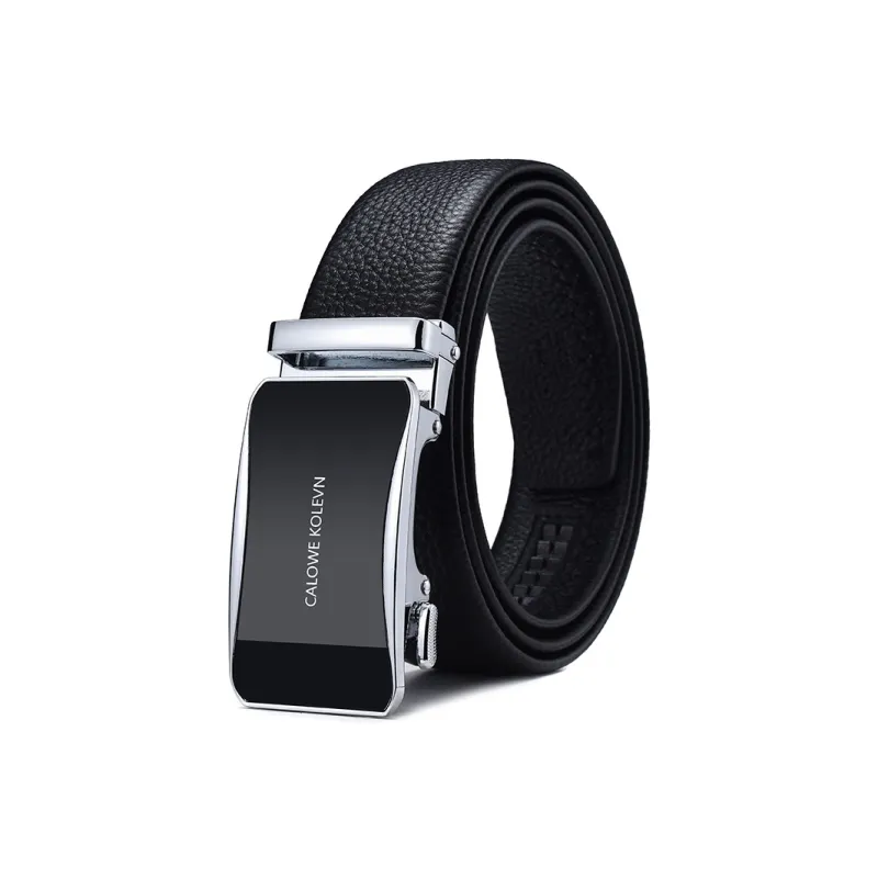 CALOWE KOLEVN Top Grain Cow Leather Belts Men's 3.5cm-11