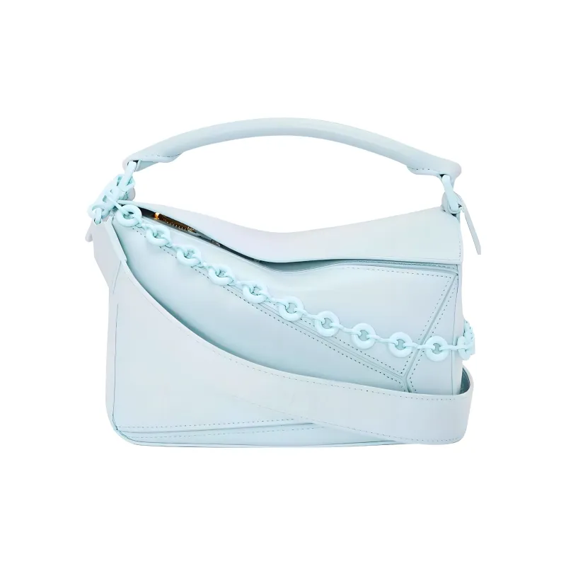 LOEWE Metal Donut Chain Bag Strap Women's Sea Blue-2