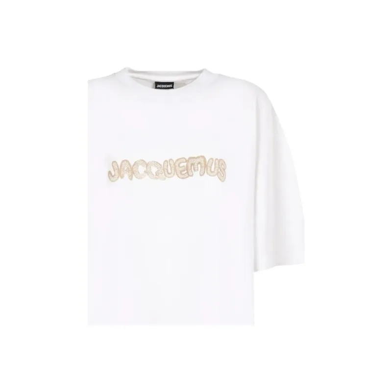 Jacquemus Le T Shirt Raphia Logo T shirt-2