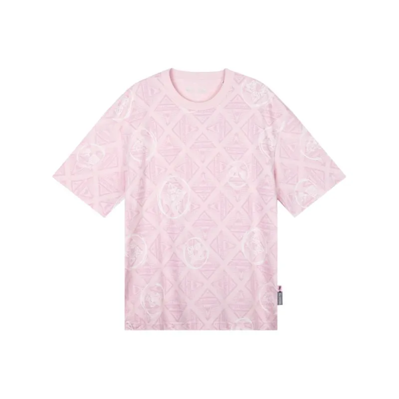 QIAODAN x PINK PANTHER Sports Life Collection T Shirt Men's-0