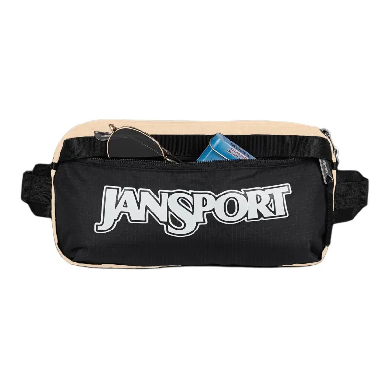 JanSport Recycled Nylon One Shoulder Crossbody Fanny Pack Regular Unisex Khaki-4