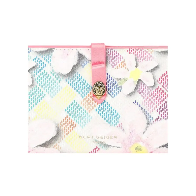 Kurt Geiger London Canvas Wallet Women's White & Multicolor-4