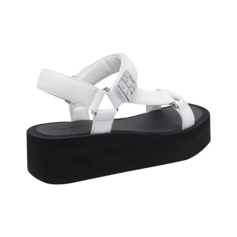TORY BURCH Mellow One Strap Sandals 5.2cm Women's White-3
