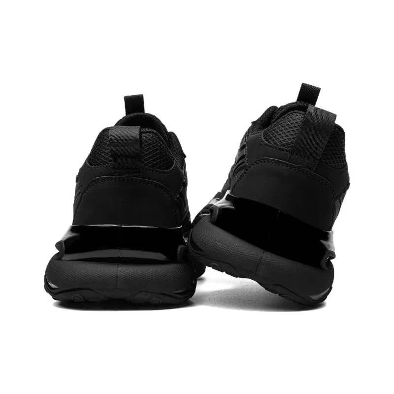 JEEP SPIRIT Cushioning Lightweight Abrasion Resistant Low Top Chunky Sneakers Men's Black-6