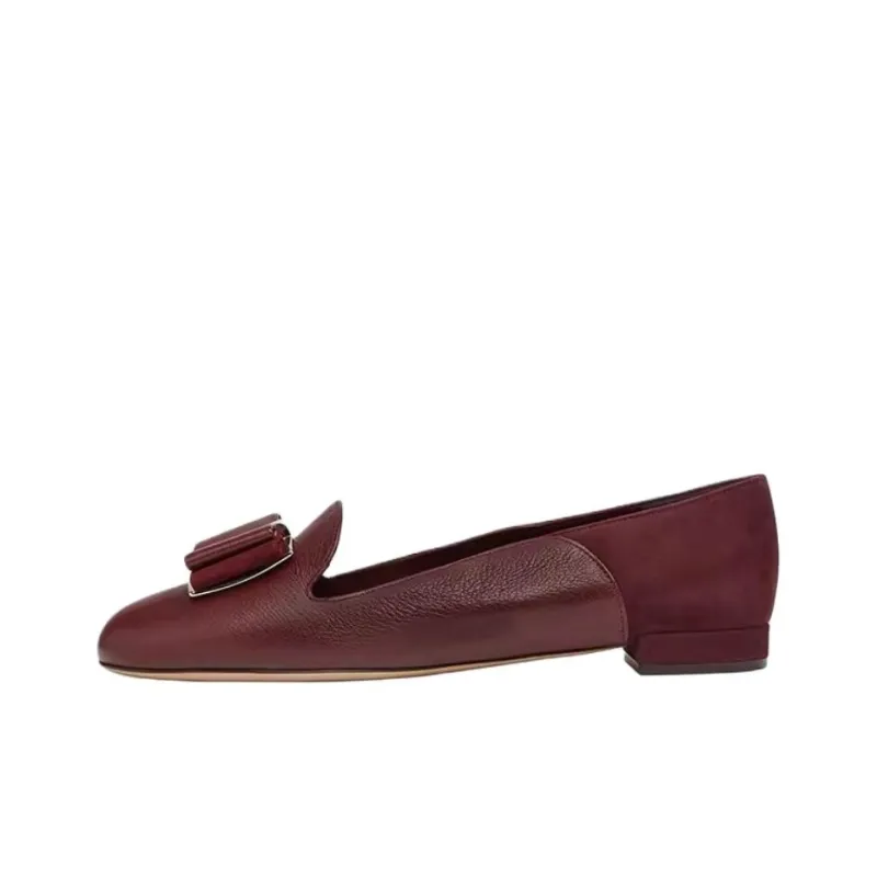 FERRAGAMO Casual Single Shoes Women's Purple-0