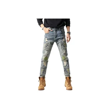 GOODHENLCE Jeans Unisex Blue