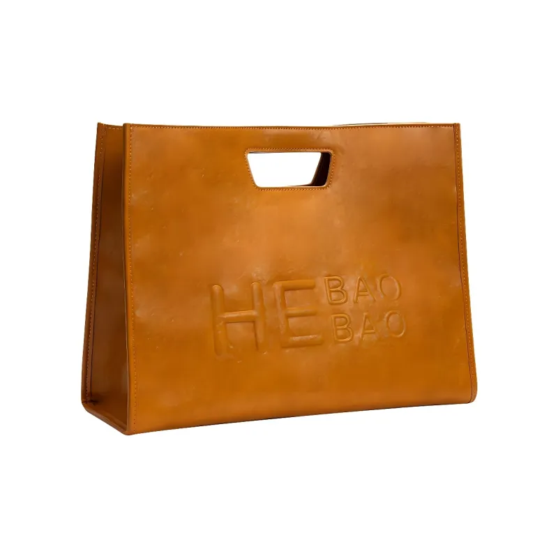 HE BAO BAO Synthetic Leather Handbag Shoulder Bag Crossbody Bag Women's Vintage Brown Classic Black-1
