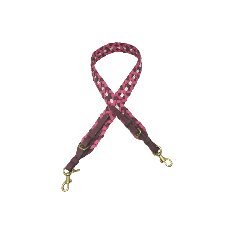COACH Calfskin Bag Strap Women's Red & Pink-2