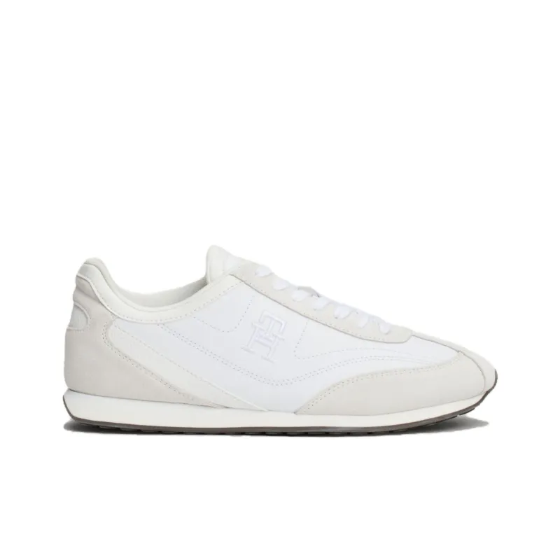 Tommy Hilfiger Heritage Low Top Casual Shoes Women's White Gray-1