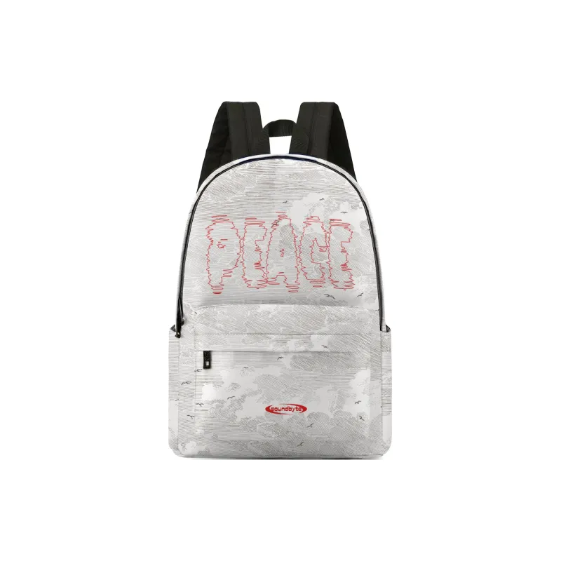 ONRF ×SOUNDBYT Polyester Backpack Laptop Bag Regular Unisex White-13