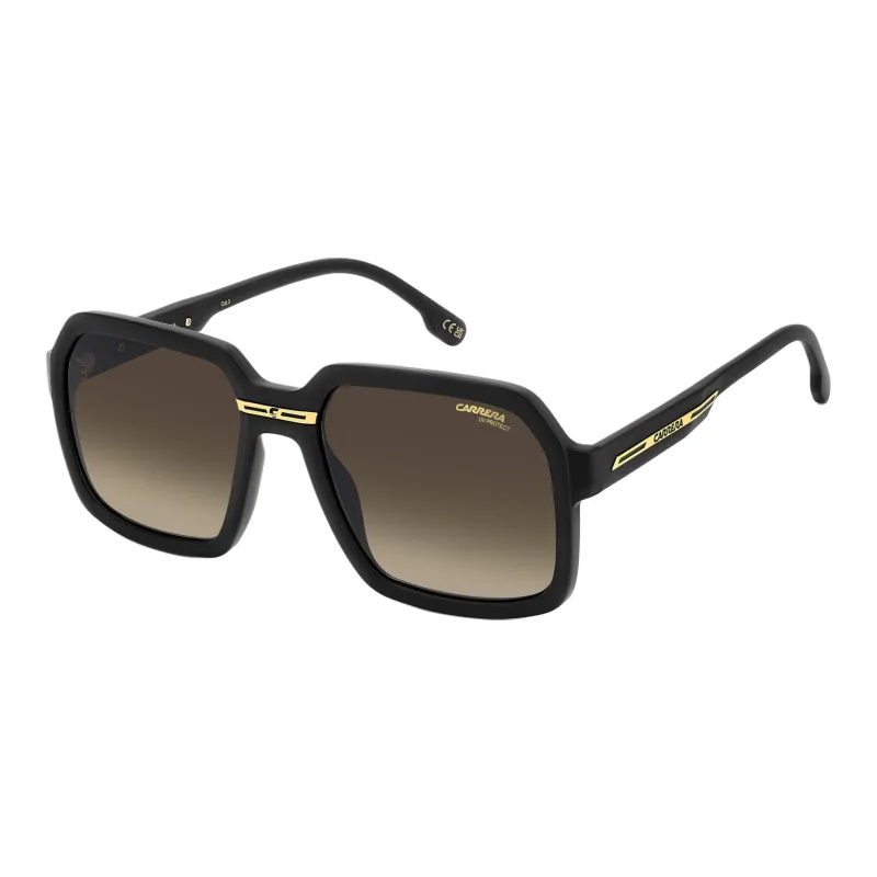 CARRERA Plastic Irregular Shape Sunglasses Men's Black-0