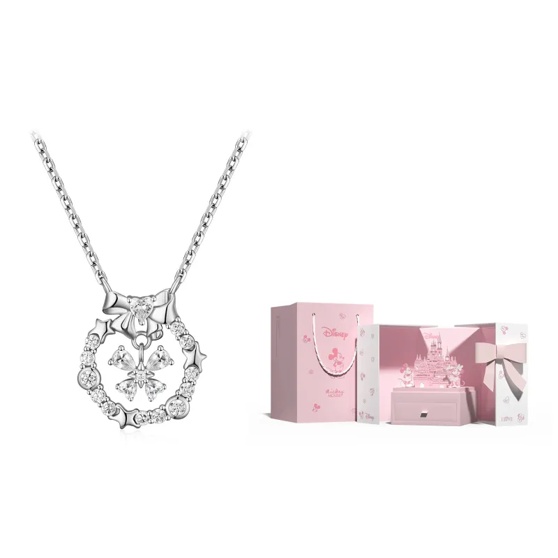 Disney S925 Silver Necklaces Women's-3