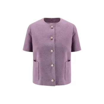 DIOR Jackets & Coats Women's Purple