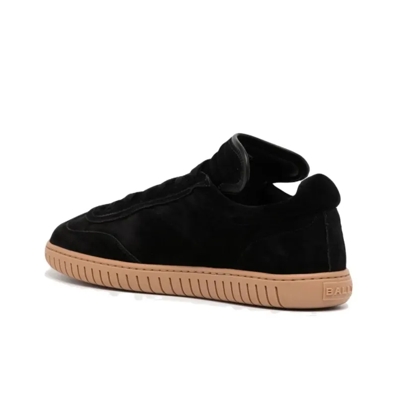 BALLY Low Top Skateboard Shoes Men's Black-3